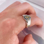 Shield Cross Ring