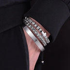 Stackable Cross Bracelet Set