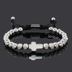 Stackable Cross Bracelet Set