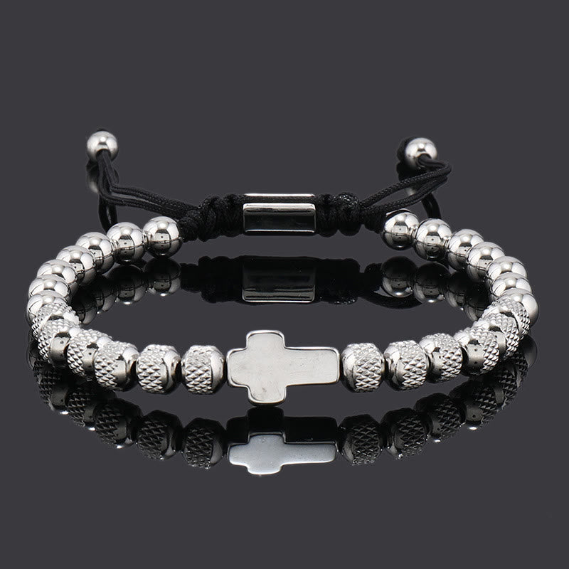 Stackable Cross Bracelet Set