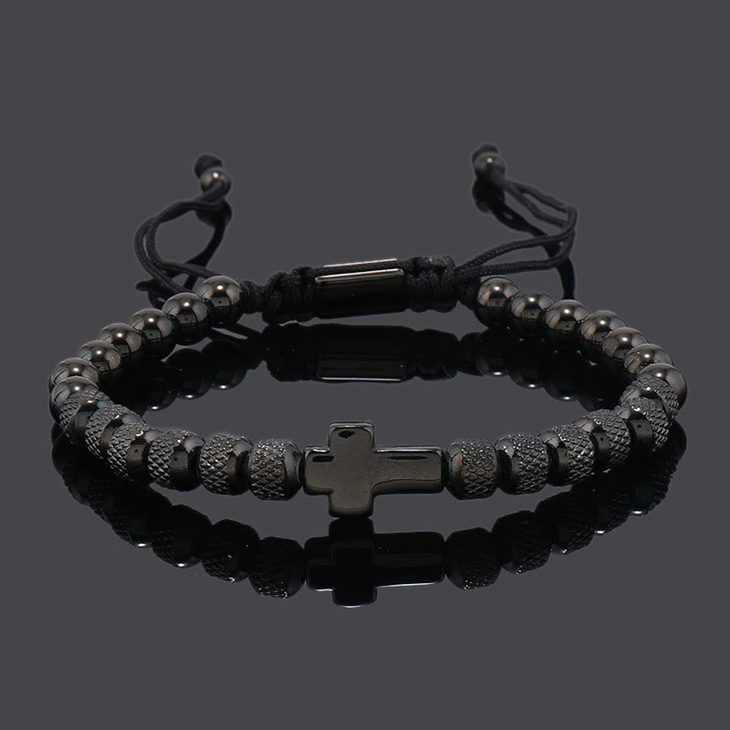 Stackable Cross Bracelet Set