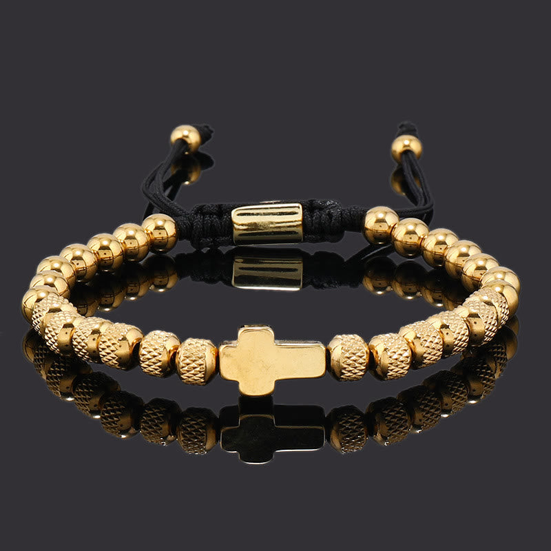 Stackable Cross Bracelet Set