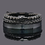 Stackable Cross Bracelet Set