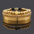 Stackable Cross Bracelet Set