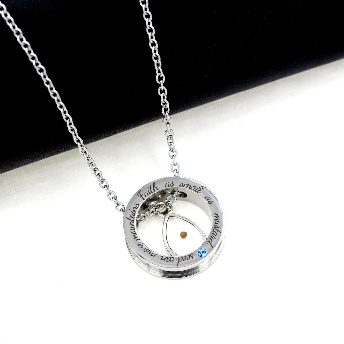 Faith As Mustard Seed Necklace