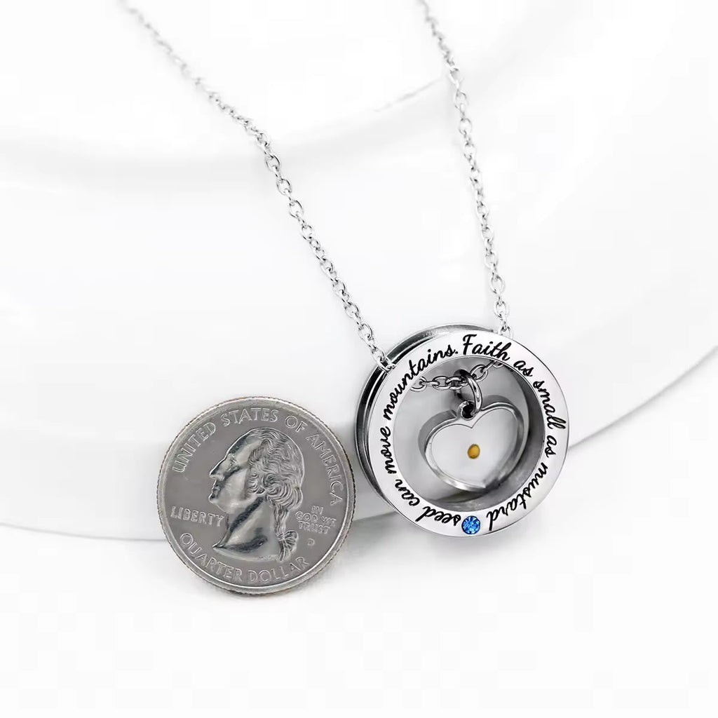 Faith As Mustard Seed Necklace