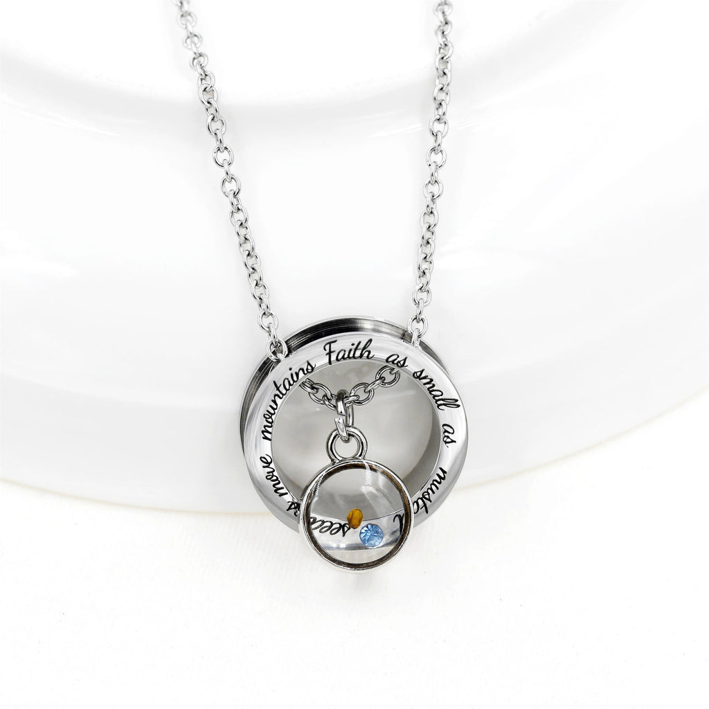 Faith As Mustard Seed Necklace