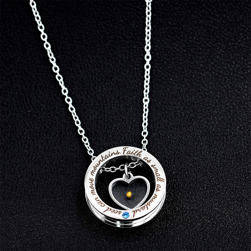 Faith As Mustard Seed Necklace