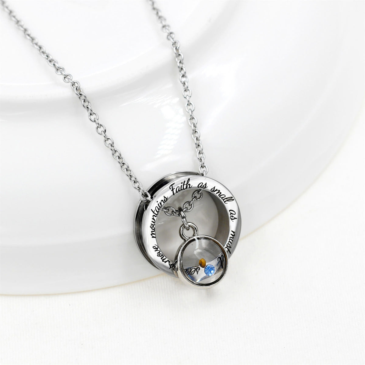Faith As Mustard Seed Necklace