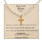 Blessed Stone Cross Necklace