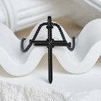 3-Color Nail Cross Pendant Necklace