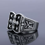 Rugged Cross Design Ring