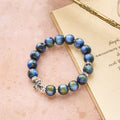 Shimmering Cross Resin Beads Bracelet