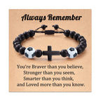 Cross & Sport Bead Bracelet