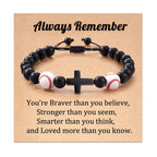 Cross & Sport Bead Bracelet