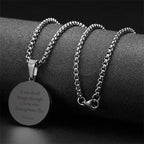 Sports Prayer Pendant Necklace