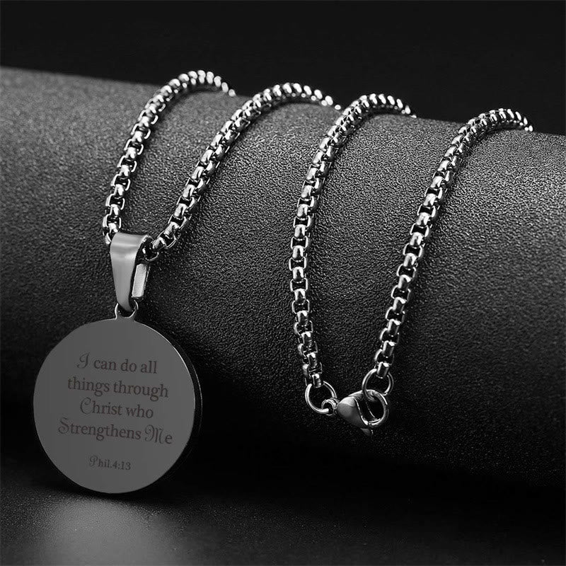 Sports Prayer Pendant Necklace