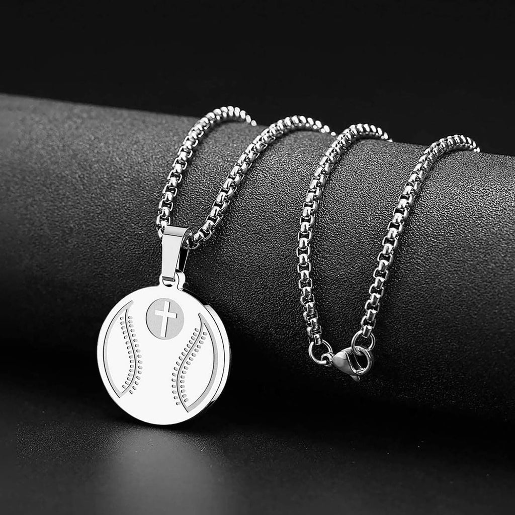 Sports Prayer Pendant Necklace