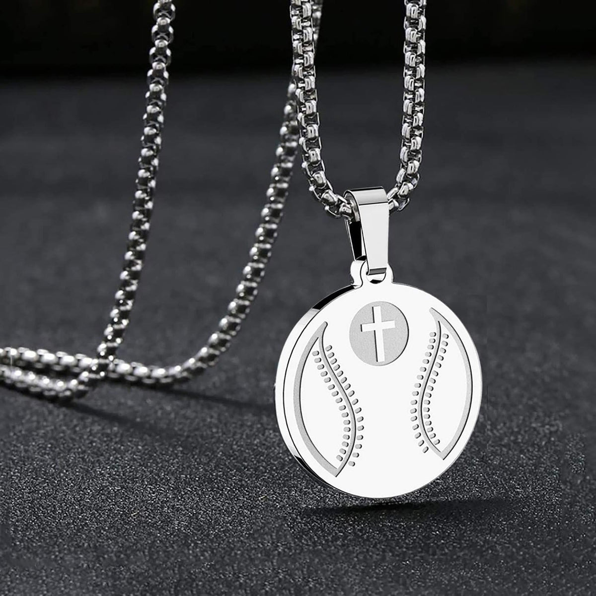 Sports Prayer Pendant Necklace