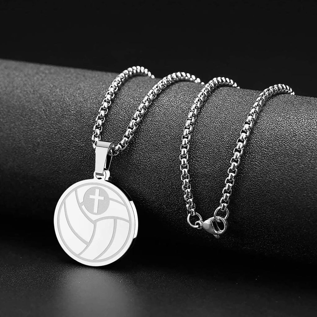 Sports Prayer Pendant Necklace