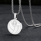 Sports Prayer Pendant Necklace