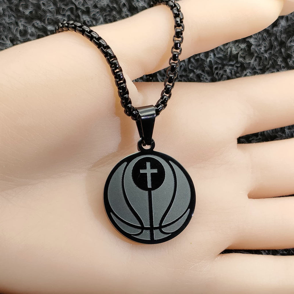 Sports Prayer Pendant Necklace
