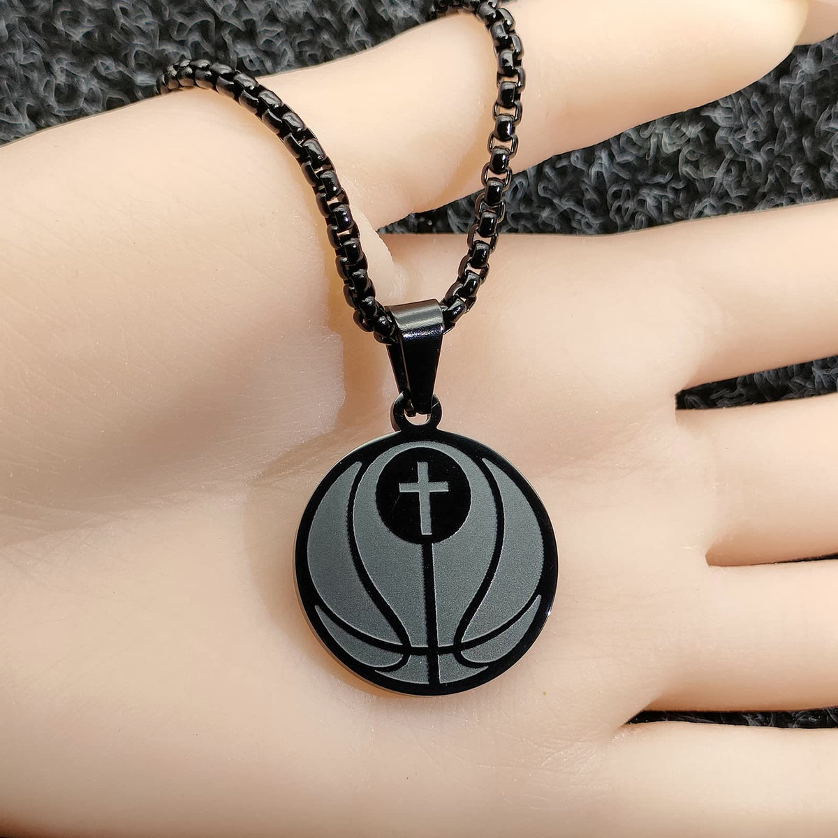 Sports Prayer Pendant Necklace