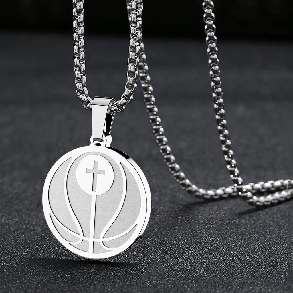 Sports Prayer Pendant Necklace