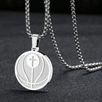 Sports Prayer Pendant Necklace