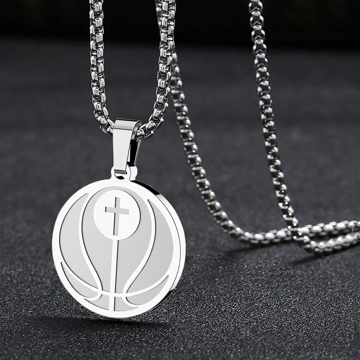 Sports Prayer Pendant Necklace