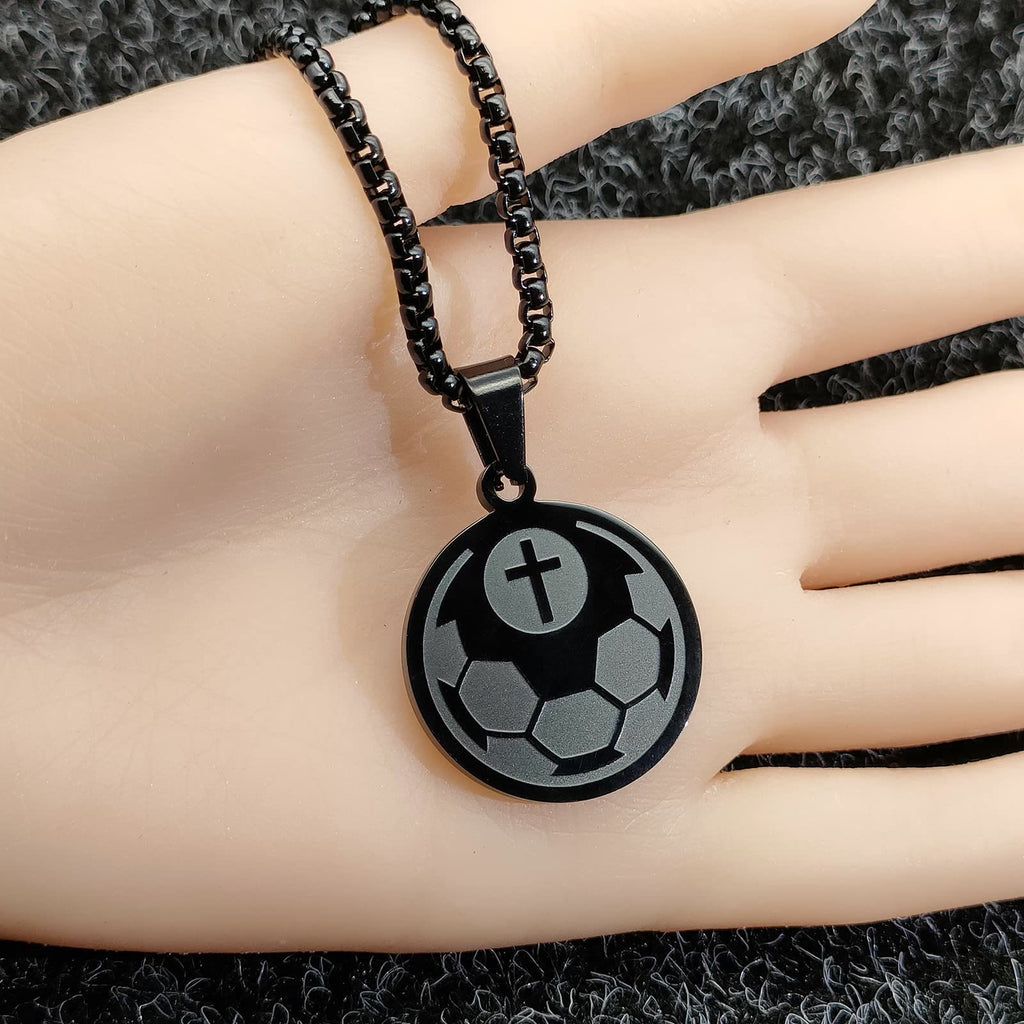 Sports Prayer Pendant Necklace