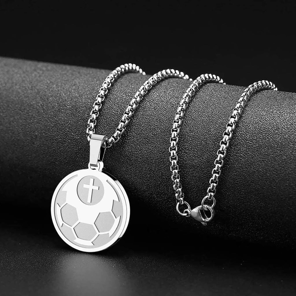 Sports Prayer Pendant Necklace