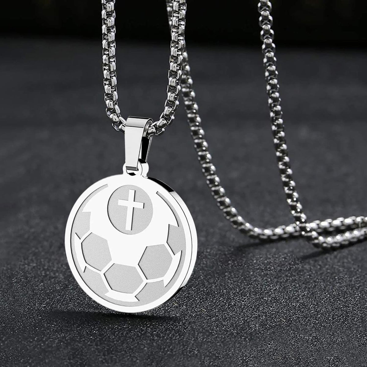 Sports Prayer Pendant Necklace