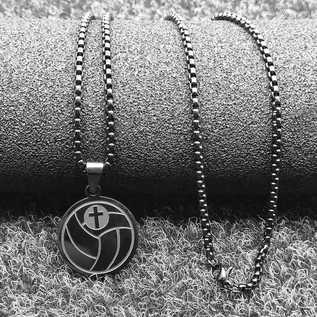 Sports Prayer Pendant Necklace