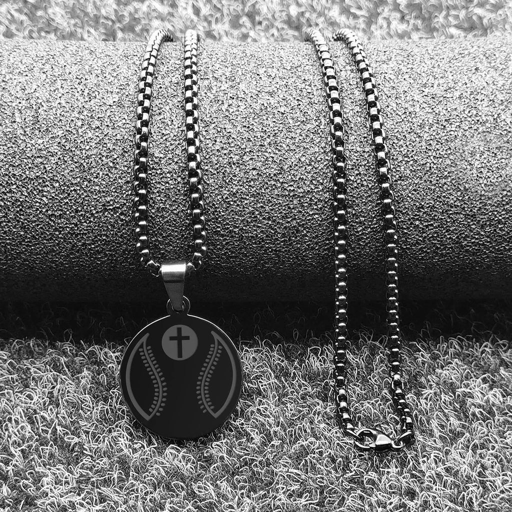 Sports Prayer Pendant Necklace