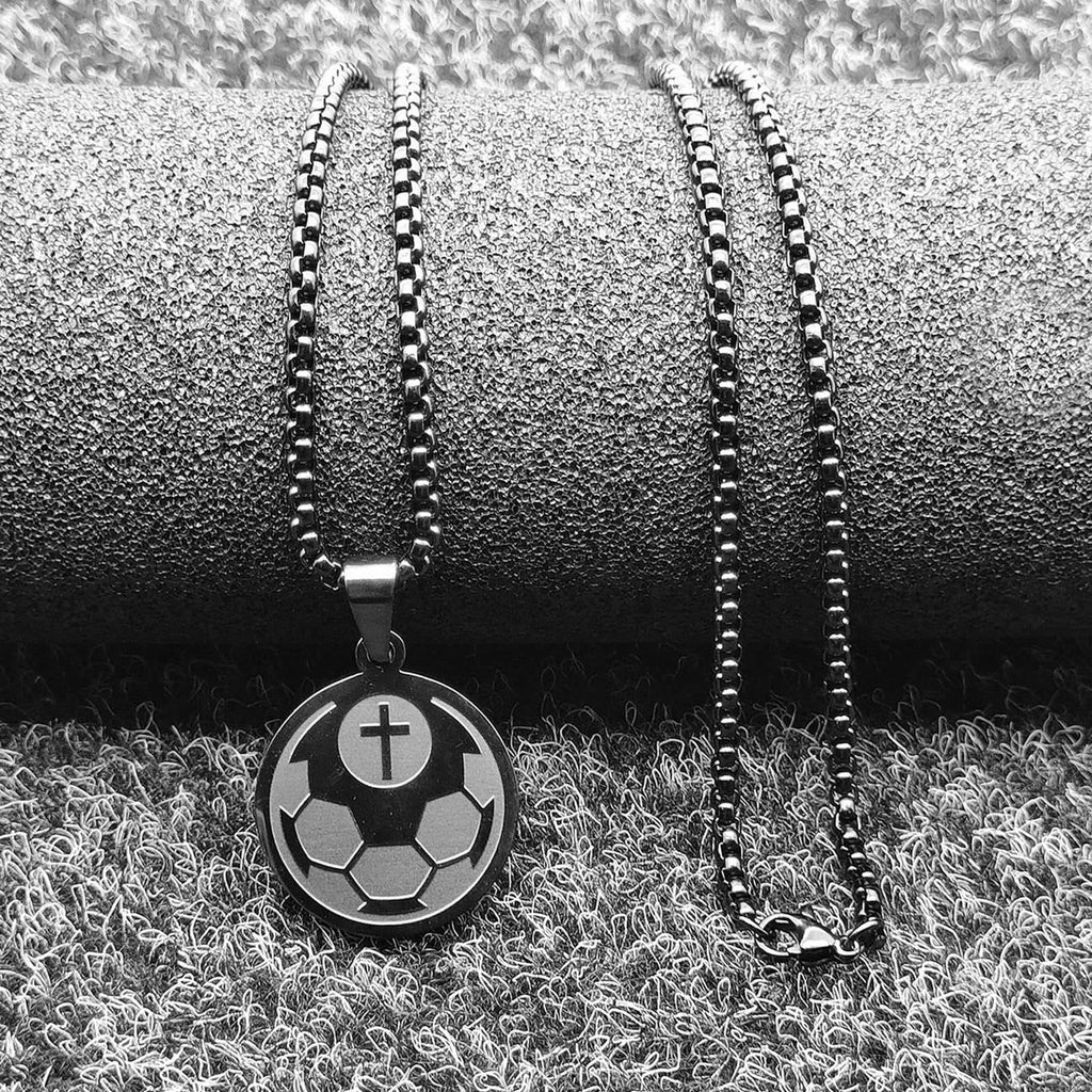 Sports Prayer Pendant Necklace