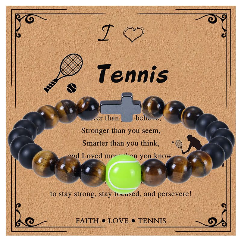 Tiger Eye & Matte Sport Bracelet