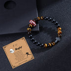 Tiger Eye & Matte Sport Bracelet