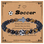 Tiger Eye & Matte Sport Bracelet