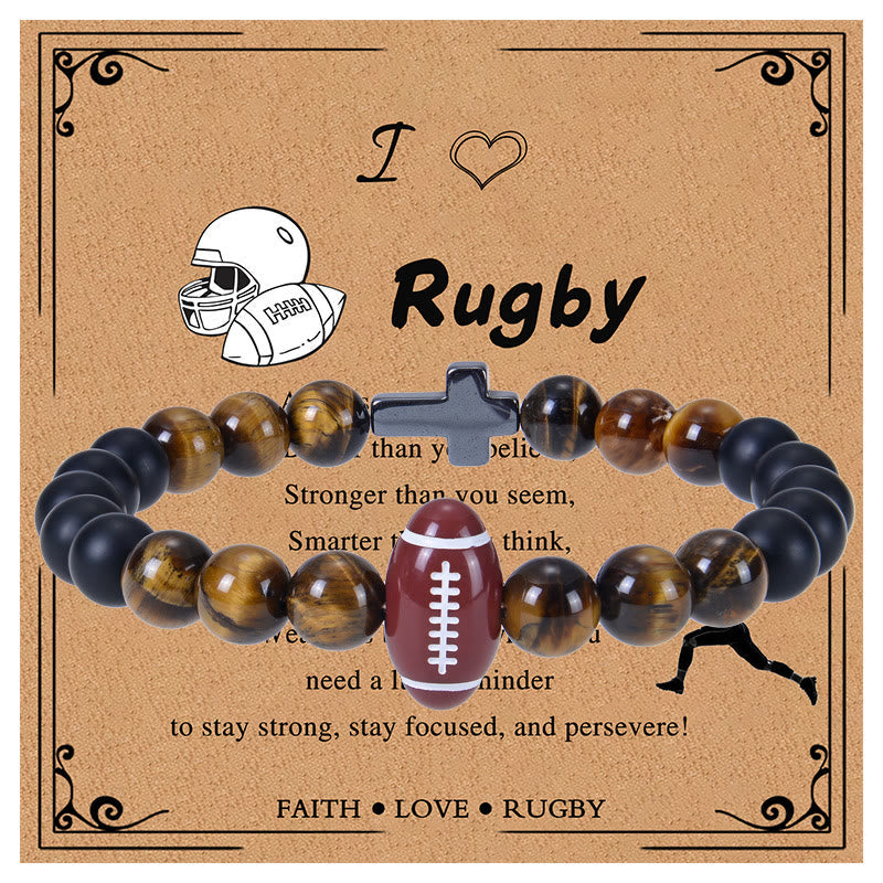 Tiger Eye & Matte Sport Bracelet