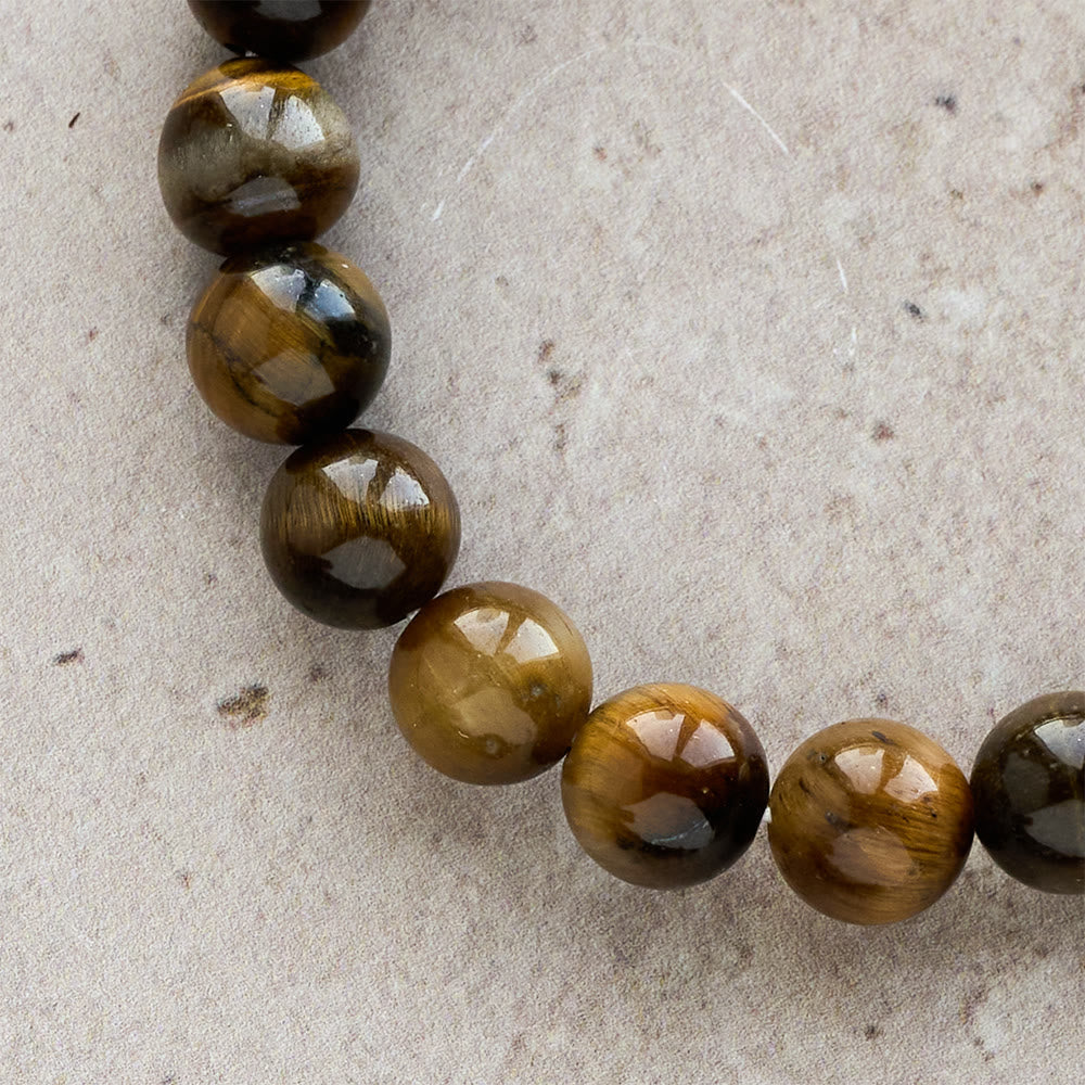 Tiger’s-Eye Rosary-Style Bracelet