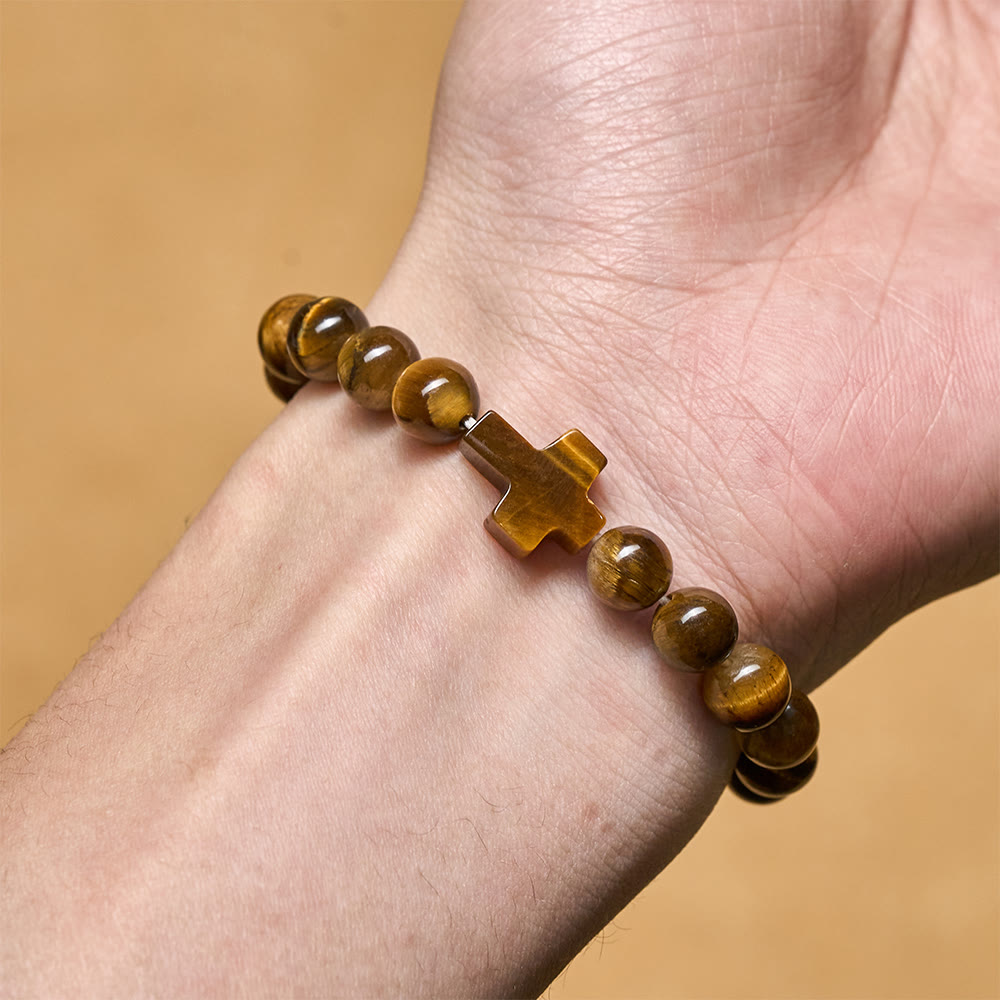 Tiger’s-Eye Rosary-Style Bracelet