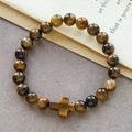 Tiger’s-Eye Rosary-Style Bracelet