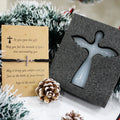 Cross Bracelet & Guardian Angel Cross Set