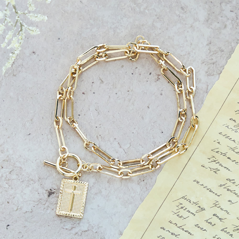 Cross Tag Necklace