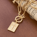 Cross Tag Necklace