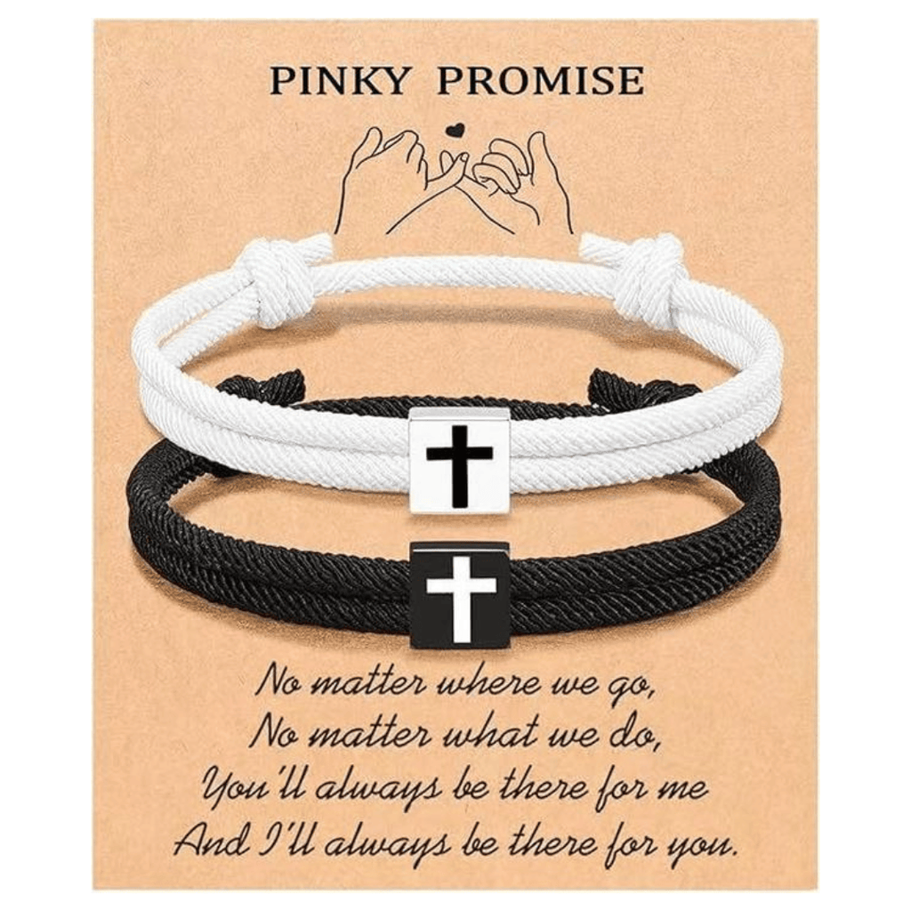 Milano Rope Cross Bracelet with Gift Card