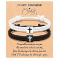 Milano Rope Cross Bracelet with Gift Card