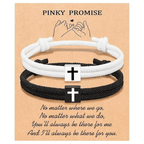 Milano Rope Cross Bracelet with Gift Card