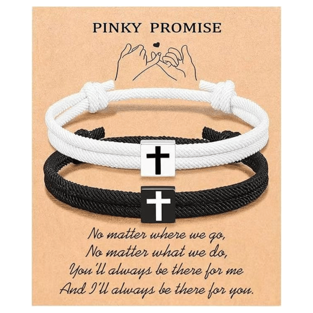 Milano Rope Cross Bracelet with Gift Card